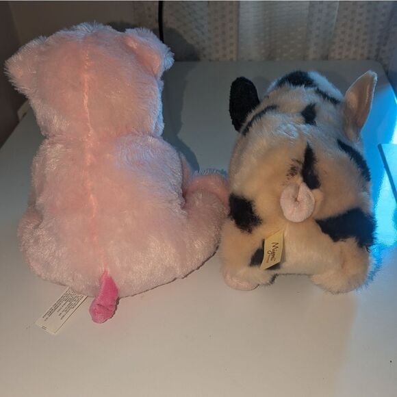 Aurora- Miyoni - 11" Pot-Bellied Piglet Spotted & A Friend - Picture 5 of 7